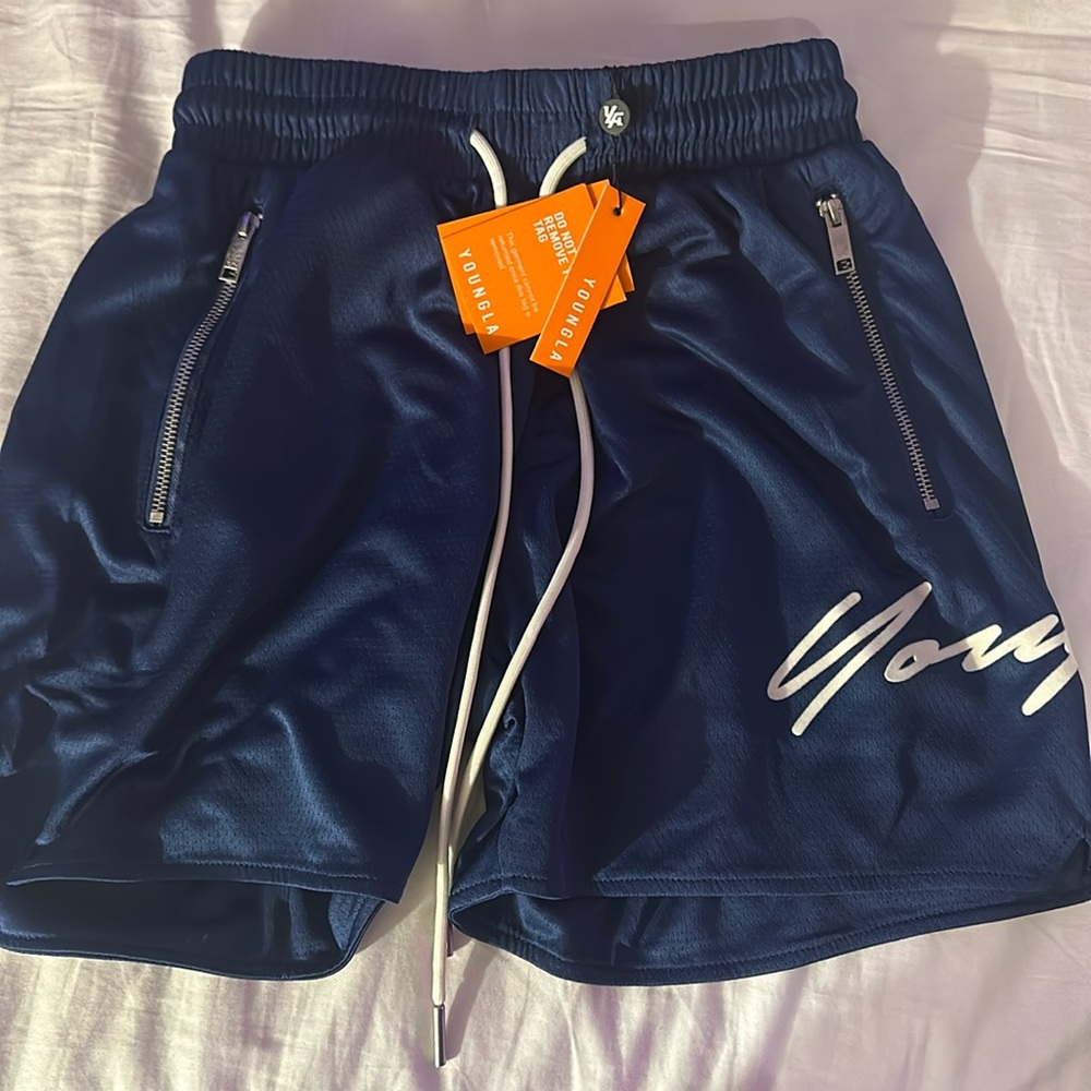 Brand new Young La navy blue shorts new never worn